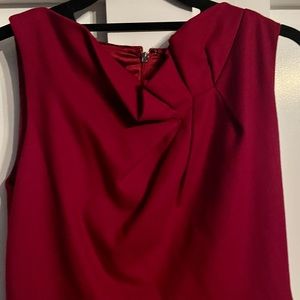 Elie Tahari red wool dress size 2 - great for holidays!